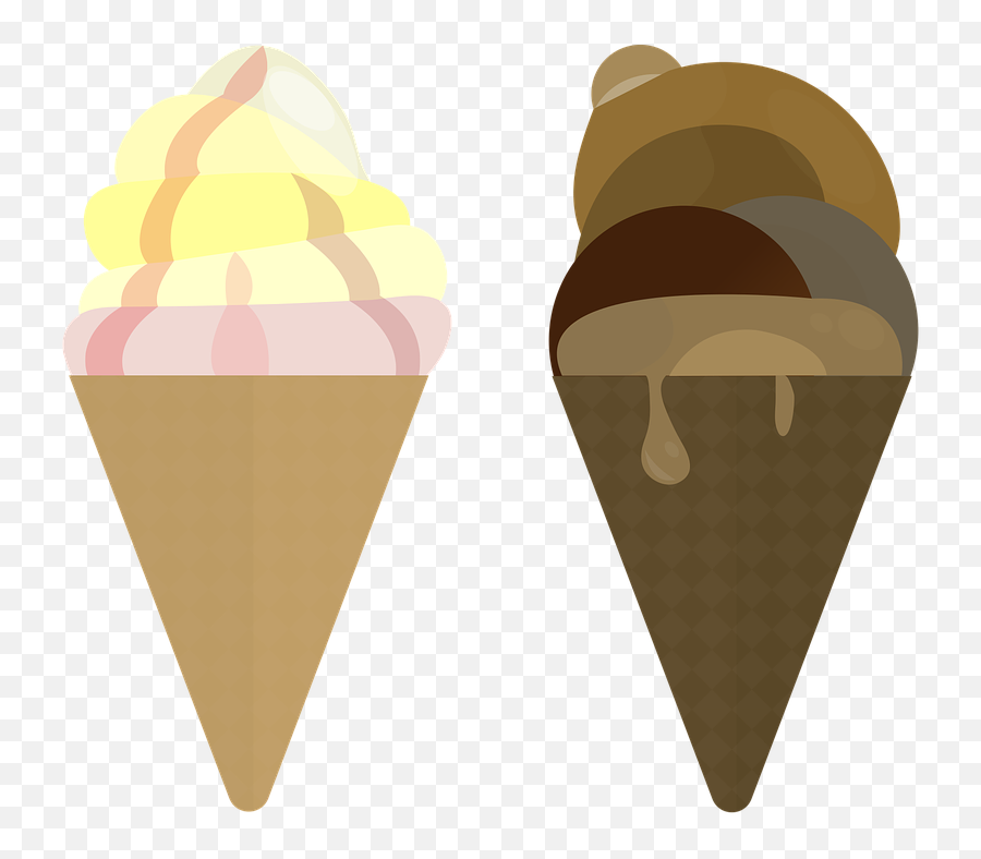 Icecream Vanilla Ice - Free Vector Graphic On Pixabay Ice Cream Cone Png,Vanilla Ice Cream Png