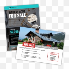 Real Estate Flyer Templates By Venngage - Flyer Png,Flyers Png