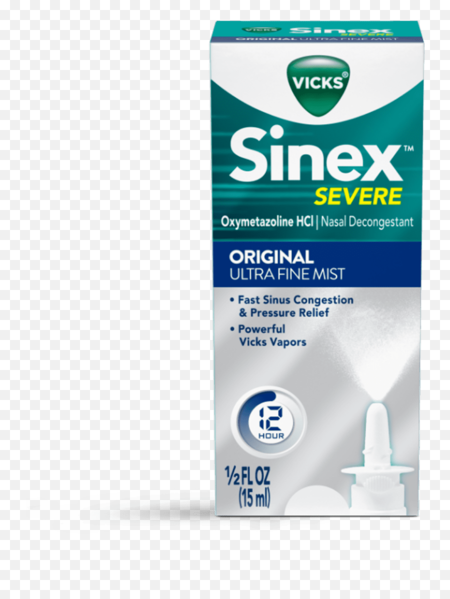 Sinex Severe Ultra Fine Mist - Vicks Clean Png,Spray Mist Png