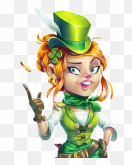 Download Hd Kiss Me Clover - Leprechaun Transparent Png Fictional Character,Leprechaun Png