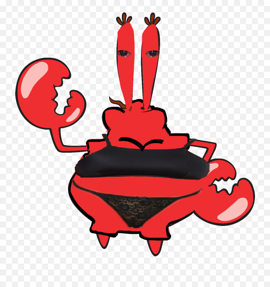 Cursed Sexy Mr Krabs Sticker By Penid - Spongebob Squarepants Characters Mr Crabs Png,Mr Krabs Transparent