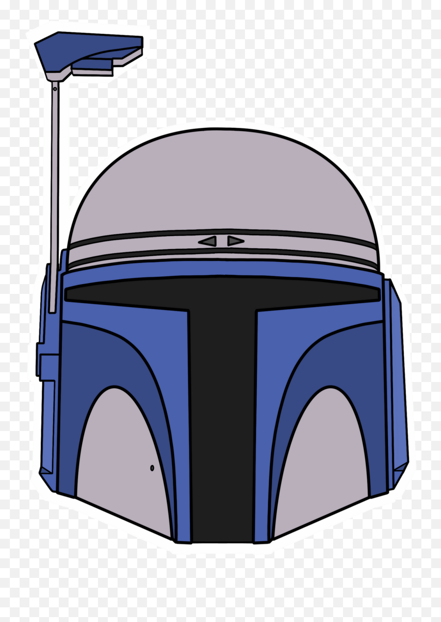 Jango Fett Helmet Sticker - Hard Png,Boba Fett Helmet Png