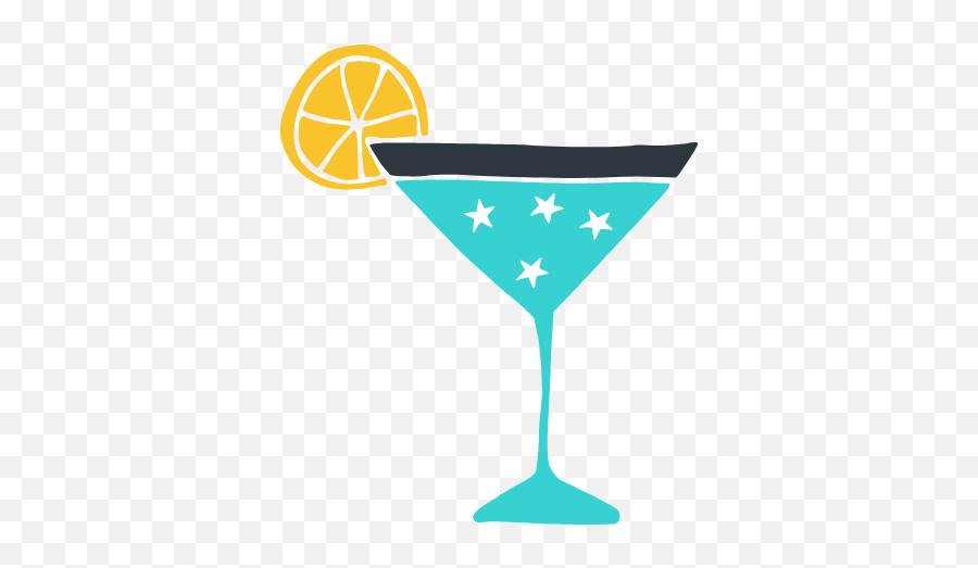 Blueberry Martini Graphic - Illustrations Free Graphics Martini Glass Png,Martini Glass Silhouette Png