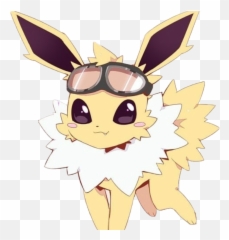 Pokemon Jolteon Anime Kawaii Sticker - Cute Jolteon Png,Jolteon Transparent