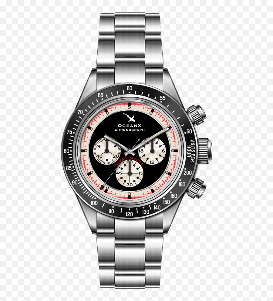 Oceanx Speed Racer Ii Chronograph - Ocean X Sharkmaster 600 Png,Speed Racer Png