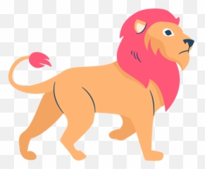 Transparent Png Svg Vector File - Lion Flat