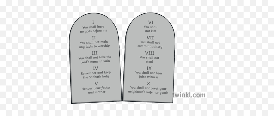 Ten Commandments Religion Christianity - 10 Commandments Twinkl Png,10 Commandments Icon