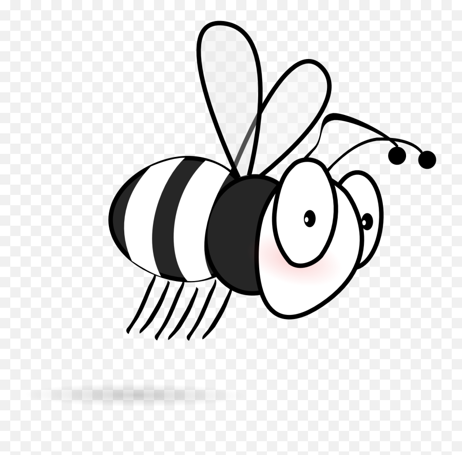 Clipart Of Zip Bee And Membrane - Png Download Full Size Networking,Bee Emoji Png