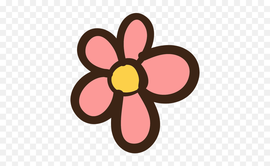 Transparent Png Svg Vector File - Simple Flower Doodle Png,Simple Flower Png