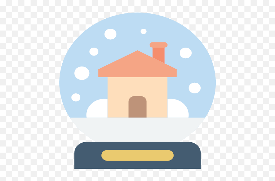 Globe Snow Xmas Icon - Christmas Flat Png,Flat Globe Icon