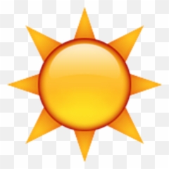 Library Of Emoji Sun Banner Freeuse Png Files Clipart - Sun
