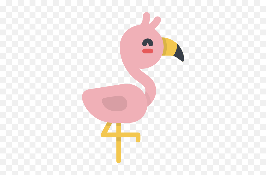 Flamingo - Dibujo De Flamencos Animados Png,Flamingo Icon