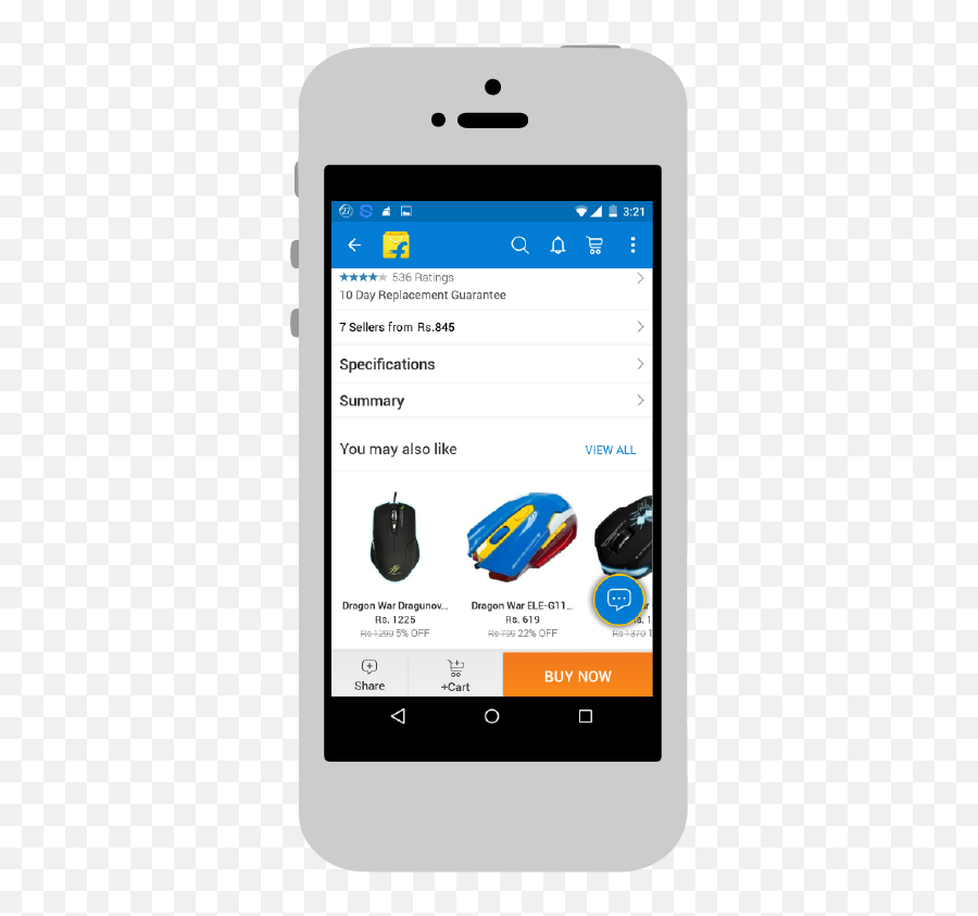 6 Steps To Get Started - Share Product Link In Flipkart App Png,Mobile Cart Icon