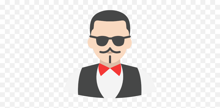 Hipster Man Old Icon - Famous Character Vol 1 Flat Png,Old Person Png