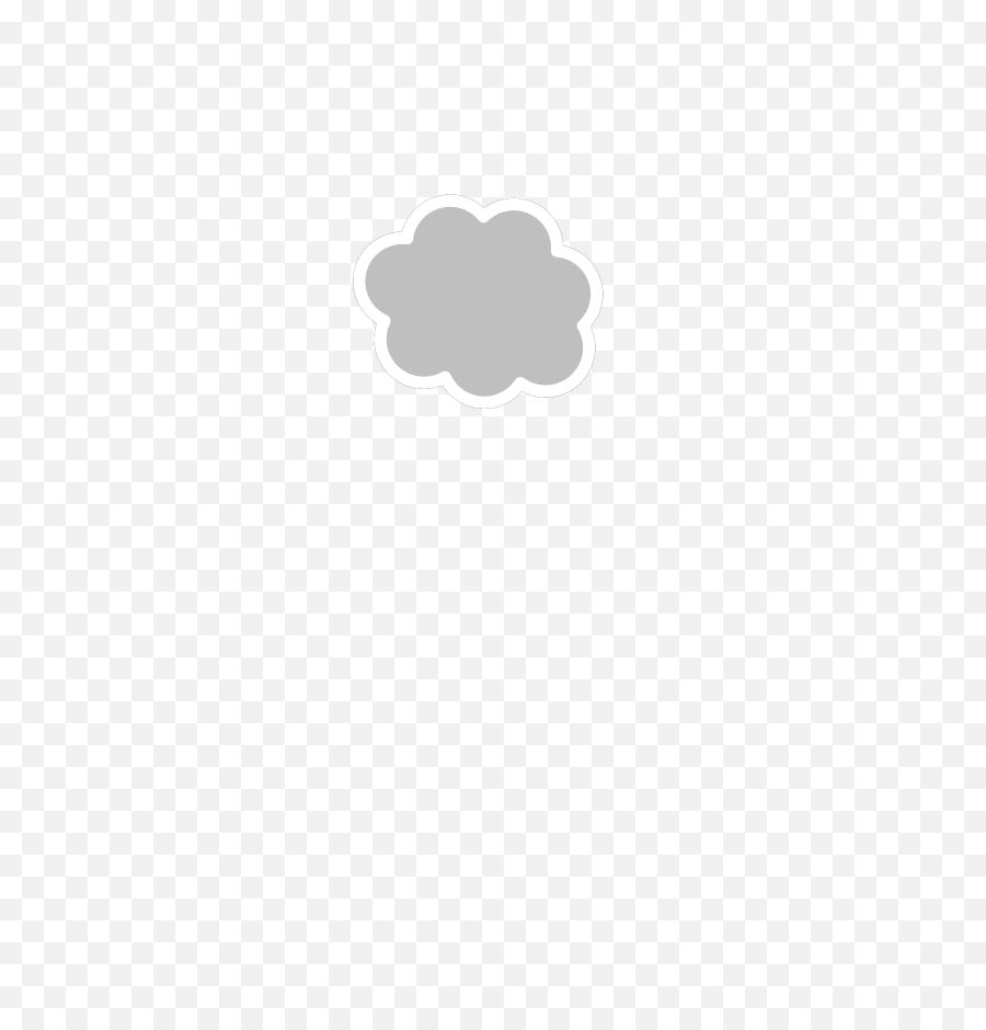 Download How To Set Use Cloud Icon White Border Clipart Png - White Outline Cloud Icon,White Border Png