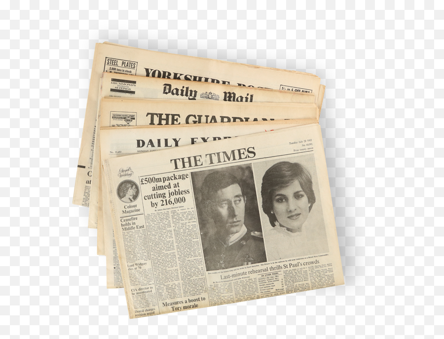 The Times Newspaper Archive - Daily Mail Front Page Png,Newspaper Transparent