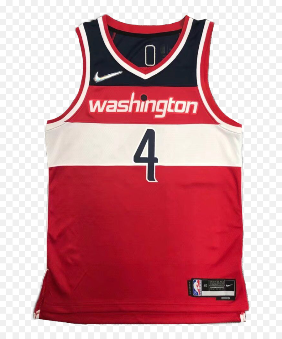 Washington Wizards Russell Westbrook 4 Nba Jersey Swingman 202122 Nike Red - Icon Washington Wizards Kuzma Wizards Jersey Png,Nba Icon