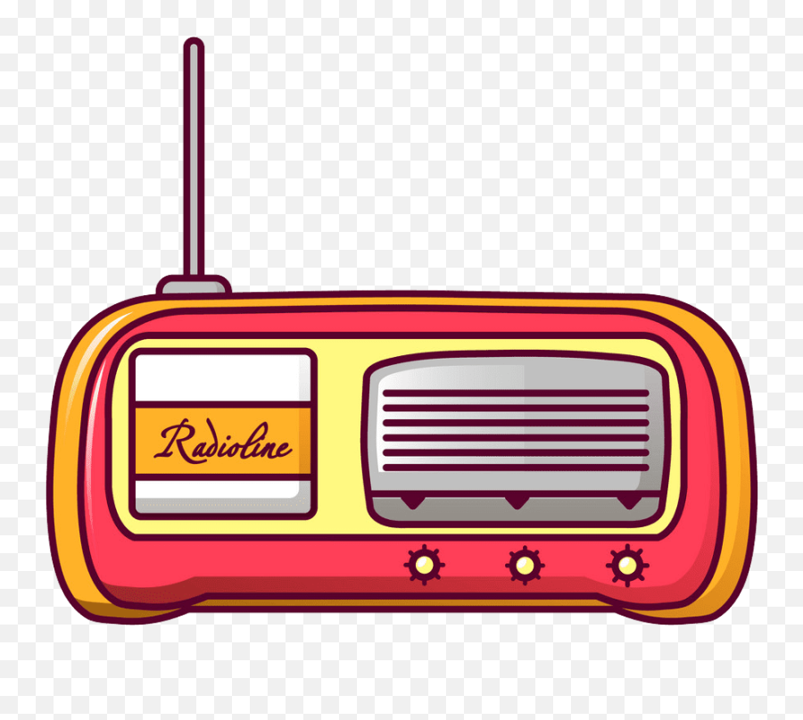 Radio Clipart Transparent 1 - Clipart World Retro Radio Icon Png,Ham Radio Icon Transparent
