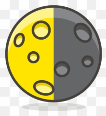 First Quarter Moon Free Icon - Iconiconscom Luna Cuarto Menguante Animada Png,Quarter Icon