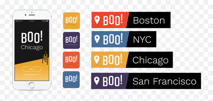 Boo Boston App Concept Joseph Wang Ux Engineer - Smart Device Png,Invision App Icon