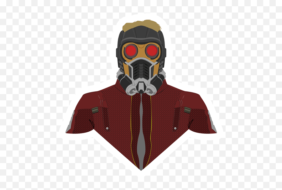 Starlord Sticker - Just Stickers Gas Mask Png,Starlord Png