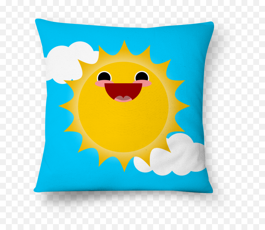 Download Hd Almofada Happy Sun De Bodena - Cushion Cushion Png,Happy Sun Png