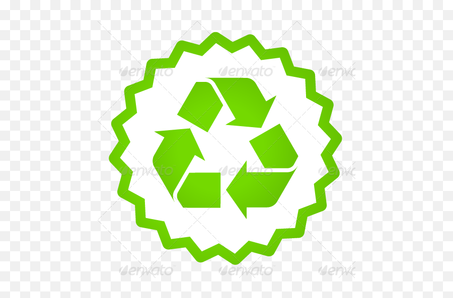 Eco Green Vector Icon Set By Mustapharedouane Graphicriver - Papel Simbolo De Reciclaje Png,Vector Icon Sets