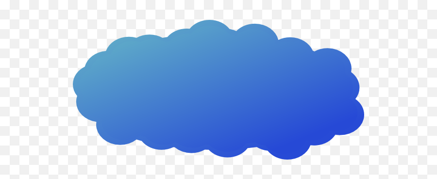 Blue Cloud Clip Art - Vector Clip Art Online Dark Blue Cloud Clipart Png,Clouds Clipart Png