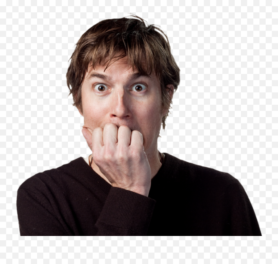 Scared Person Png 4 Image - Scared Man Face Png,Scared Png