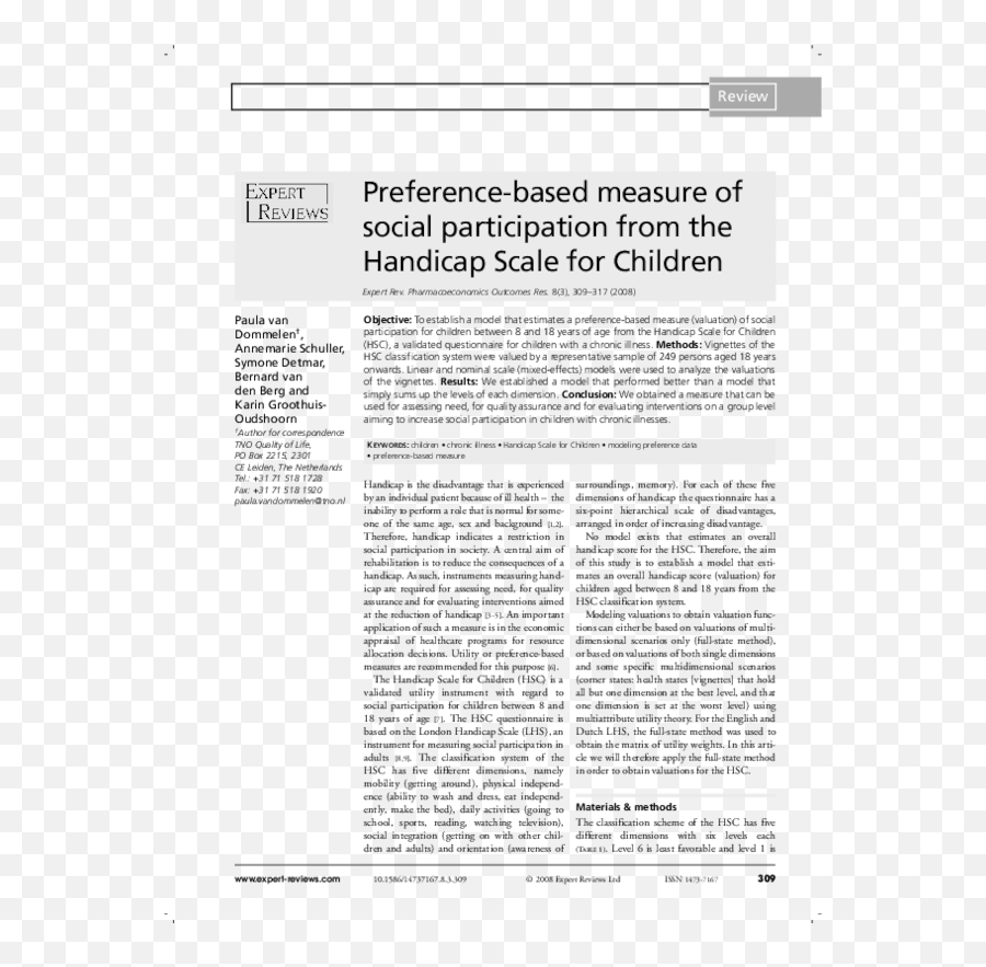 Pdf Preference - Based Measure Of Social Participation From Document Png,Tivo Icon Meanings