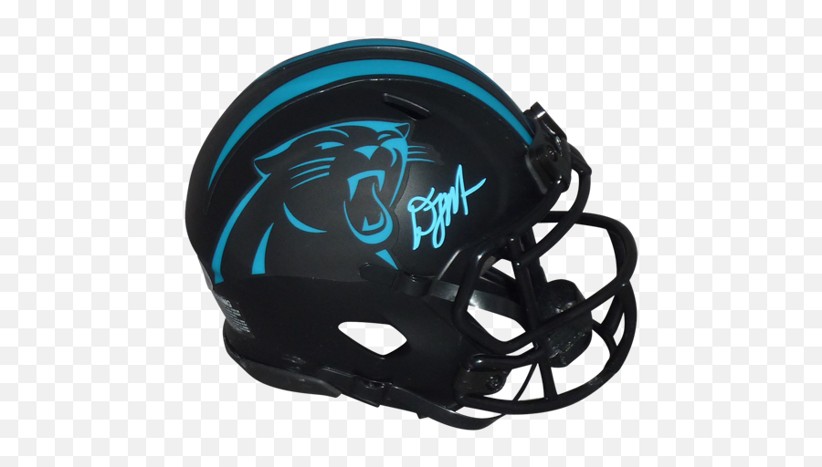 Dj Moore Autographed Carolina Panthers Eclipse Alternate Mini Helmet U2013 Jsa Png Icon