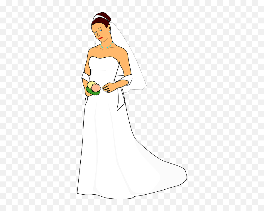 Outline People Silhouette Wedding Bride Groom - Public Bride Silhouette Clip Art Png,Groom Png