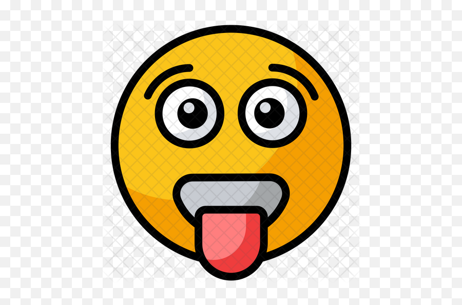 Tongue Out Emoji Icon Of Colored - Smiley Png,Tongue Emoji Png
