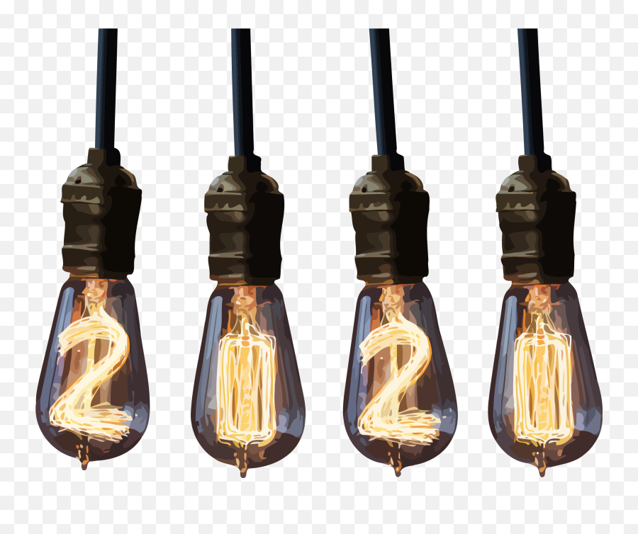 Download Happy New Year 2020 Png Fire - Happy New Year 2020 Lighting,Light Bulb Transparent Png