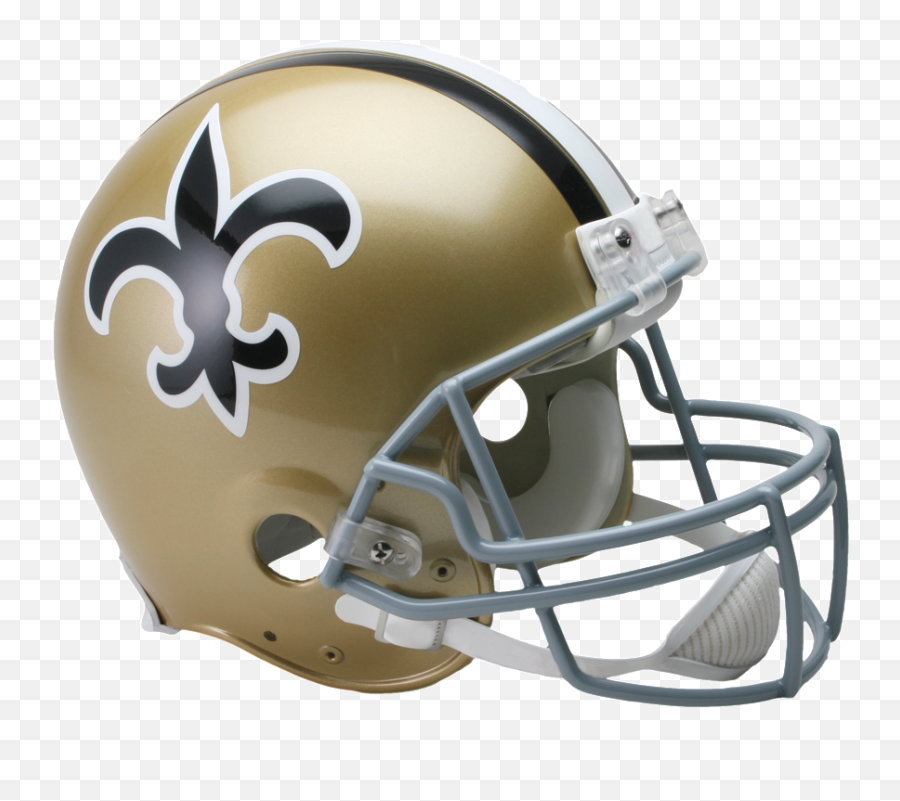 New Orleans Saints Mini Vsr4 Throwback 67 - 75 Green Bay Packers Helmet Png,New Orleans Saints Logo Png