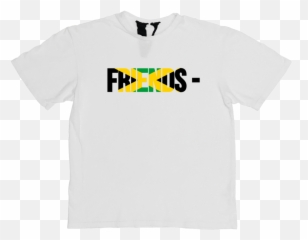 Jamaica Friends T - Shirt White Jamaica Vlone Friends Tee Png,Vlone Logo Png