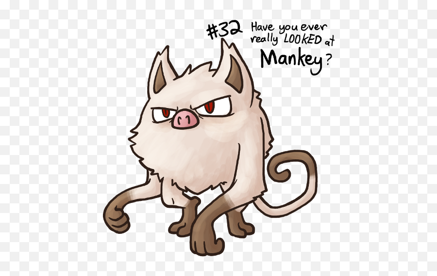 Mankey - Mankey Pokemon 3 Evolution Png,Mankey Png