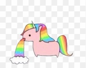 Unicorn And Rainbow Png 4 Image - Cute Picture Clear Background