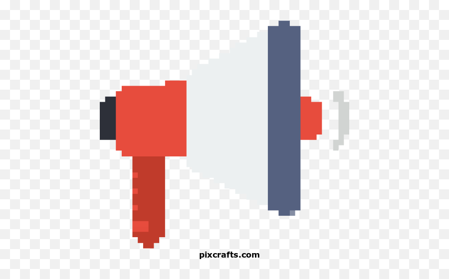 Free Pixel Art Png Megaphone Transparent