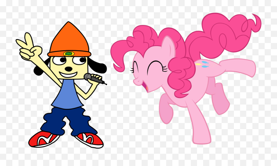 Egstudios93 Crossover Parappa The Rapper - Mlp My Little Pony Pinkie Pie Happy Png,Parappa The Rapper Logo