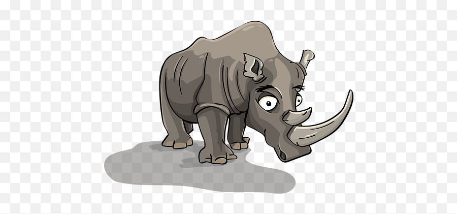 80 Free Rhino U0026 Rhinoceros Illustrations - Pixabay Badak Kartun Png,Rhino Transparent Background