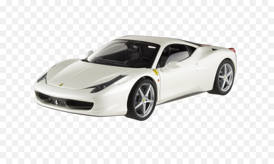 White Ferrari Car Png Image - White Ferrari White Background,Ferrari Png