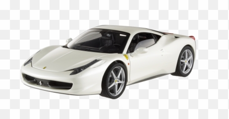 White Ferrari Car Png Image - White Ferrari White Background,Ferrari Png