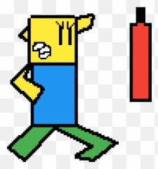 Download Hd Roblox Noob Puching Transparent Png Image - Clip Art