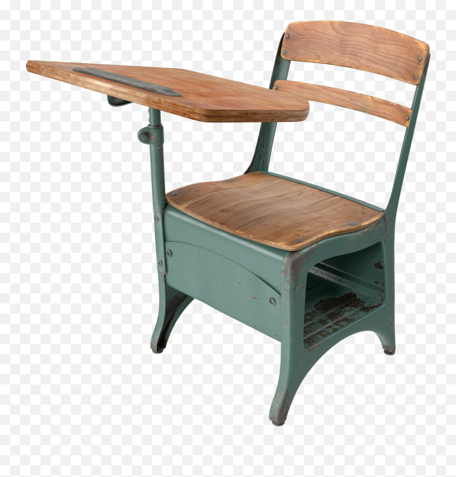 Antique School Desk Png Image - School Desk Png,School Desk Png