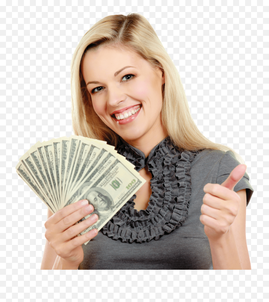Download Girl Dollar - Girl With Money Png Full Size Png Girl With Money Png,Money Png Image