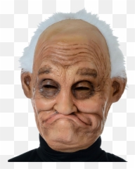 Old Man Face Png 2 Image - Halloween Mask,Man Face Png