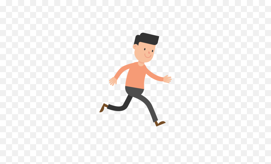 Fileman Running Cartoon Vectorsvg - Wikimedia Commons Cartoon Man Running Png,Running Transparent
