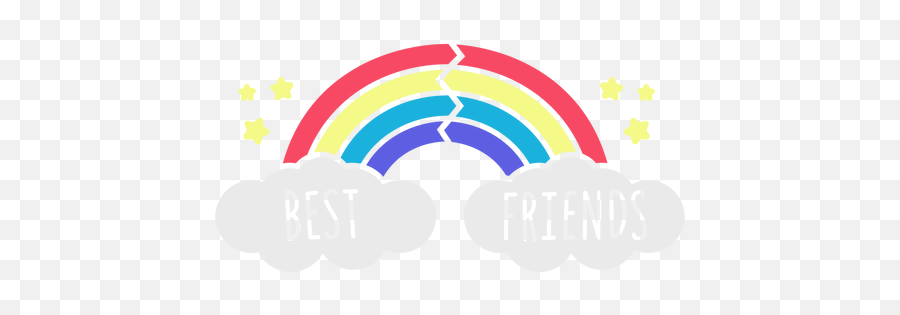 Best Friends Rainbow - Transparent Png U0026 Svg Vector File Best Friends Arco Iris,Best Friends Png