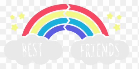 Best Friends Rainbow - Transparent PNG u0026 SVG vector file Friends Arco Iris